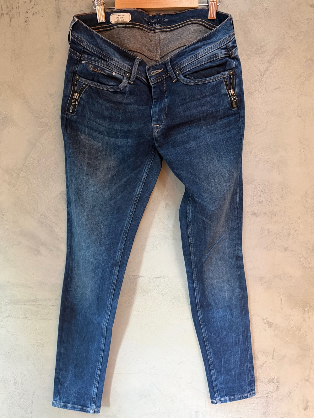 Pepe Jeans London Skinny Dark Wash Jeans Sz 29x32